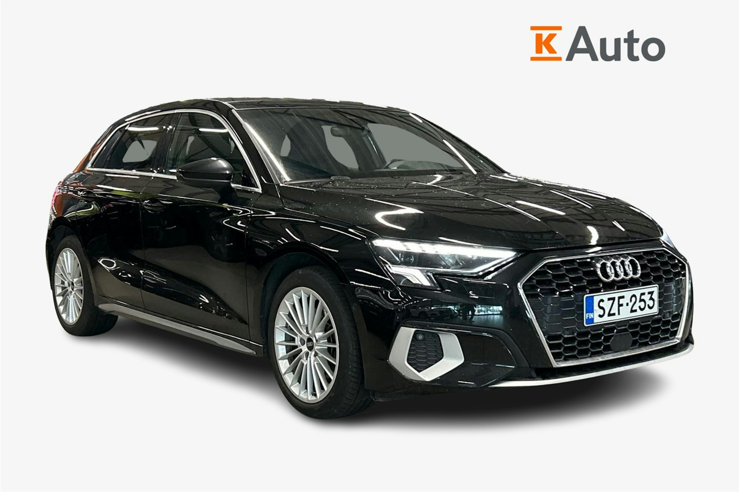 musta Audi A3 2022 kuva 1.