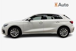 valkoinen Audi A3 2022 kuva 6.