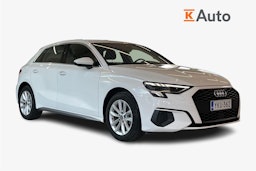 valkoinen Audi A3 2022 kuva 1.