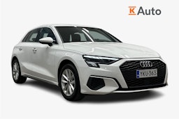 valkoinen Audi A3 2022 kuva 1.