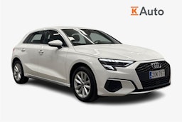 valkoinen Audi A3 2022 kuva 1.