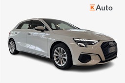 valkoinen Audi A3 2022 kuva 1.