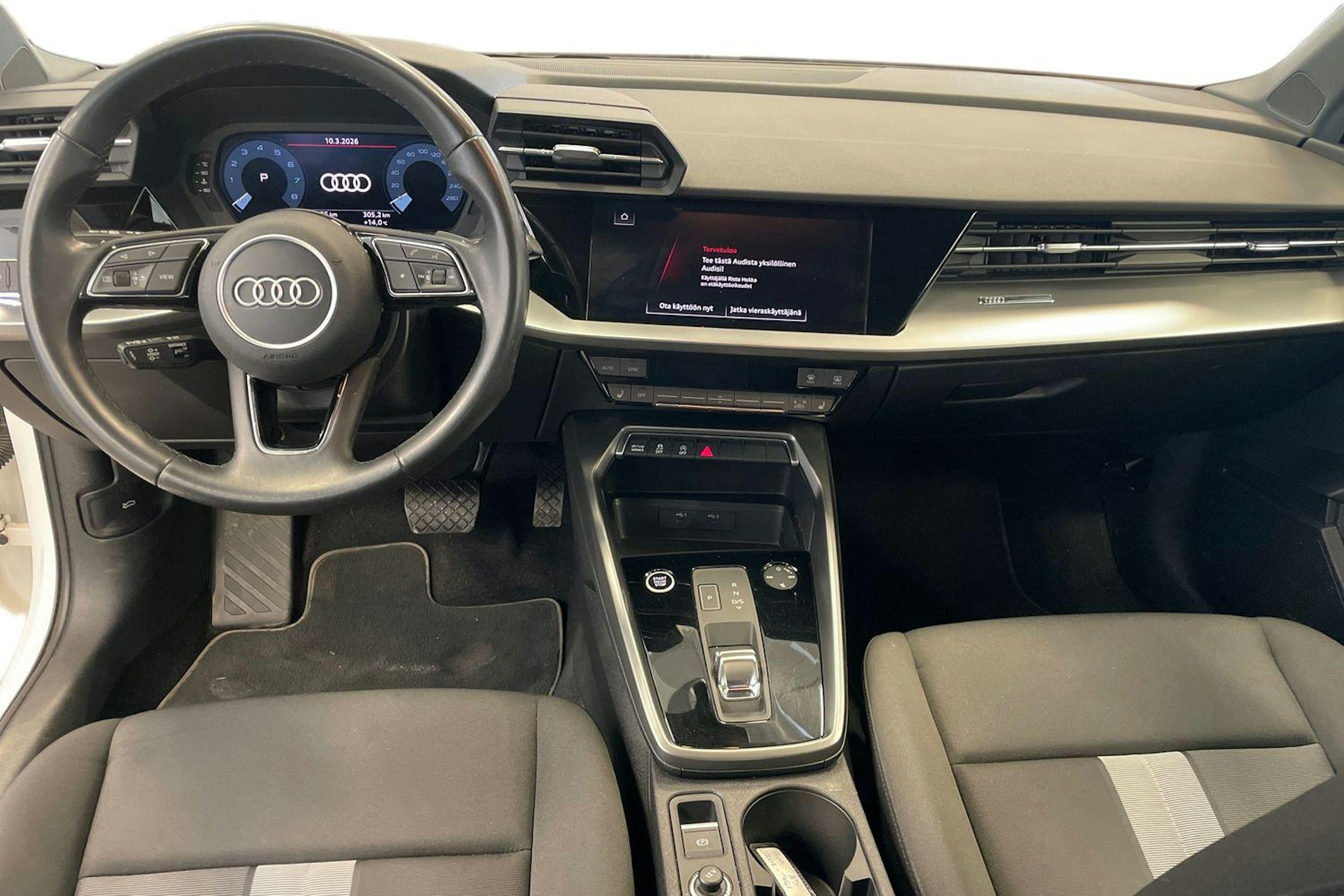 valkoinen Audi A3 2022 kuva 7.