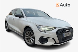 valkoinen Audi A3 2022 kuva 1.