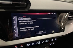 valkoinen Audi A3 2022 kuva 24.