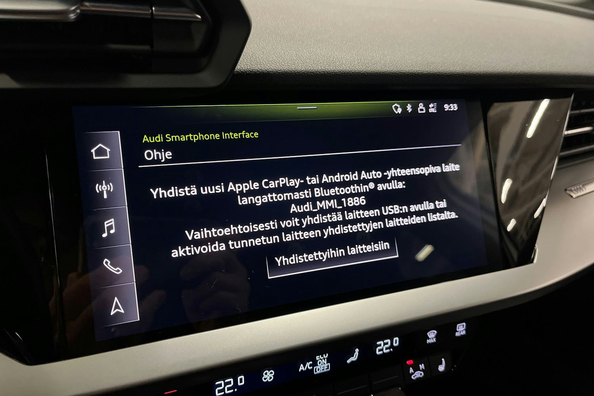 valkoinen Audi A3 2022 kuva 25.