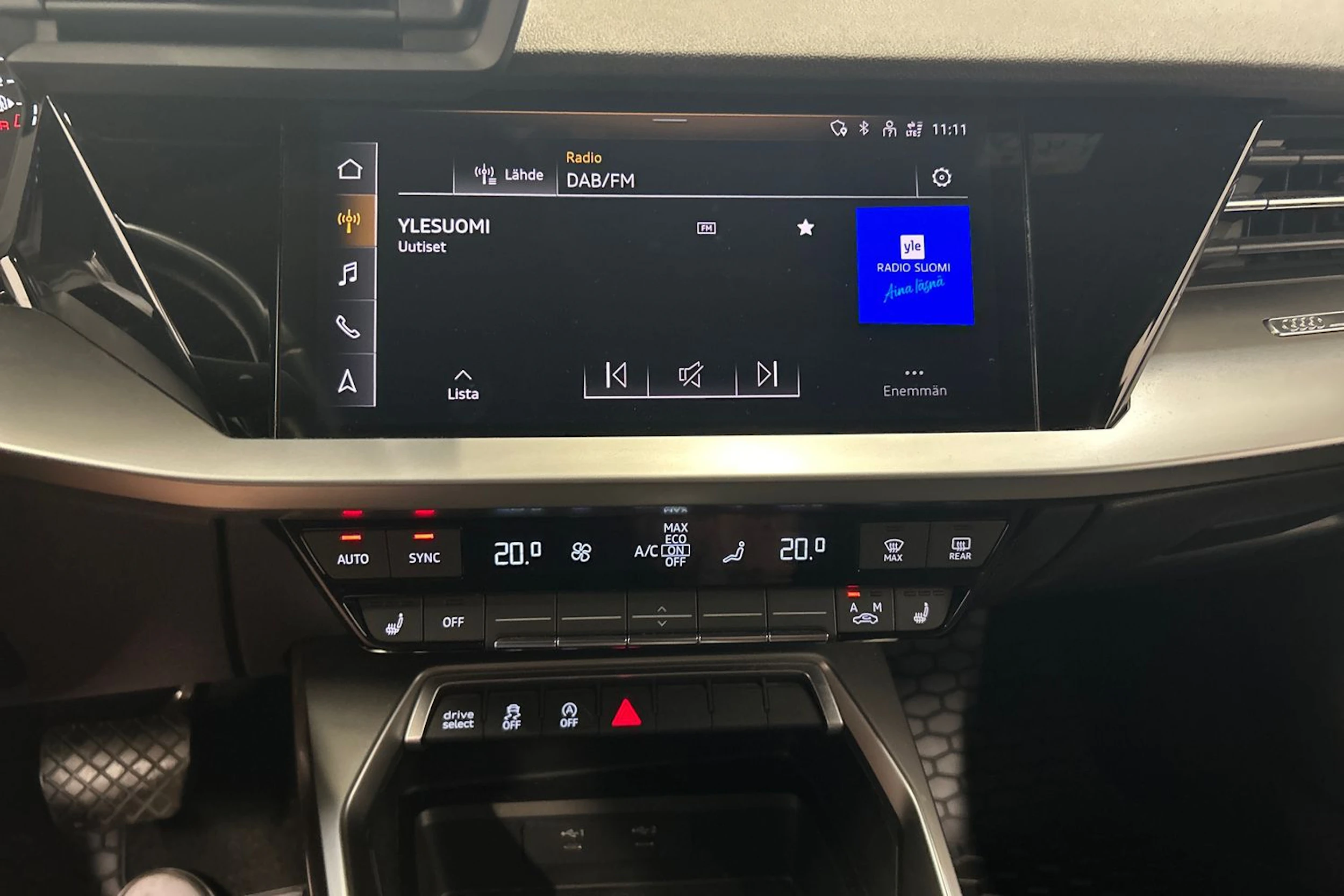 musta Audi A3 2022 kuva 18.