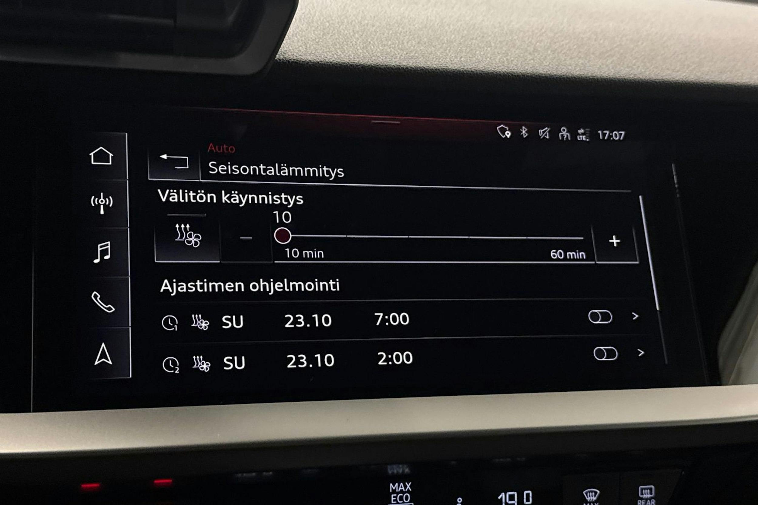 sininen Audi A3 2022 kuva 33.