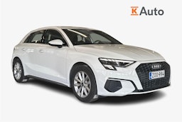 valkoinen Audi A3 2022 kuva 1.
