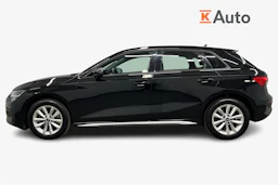 musta Audi A3 2023 kuva 5.