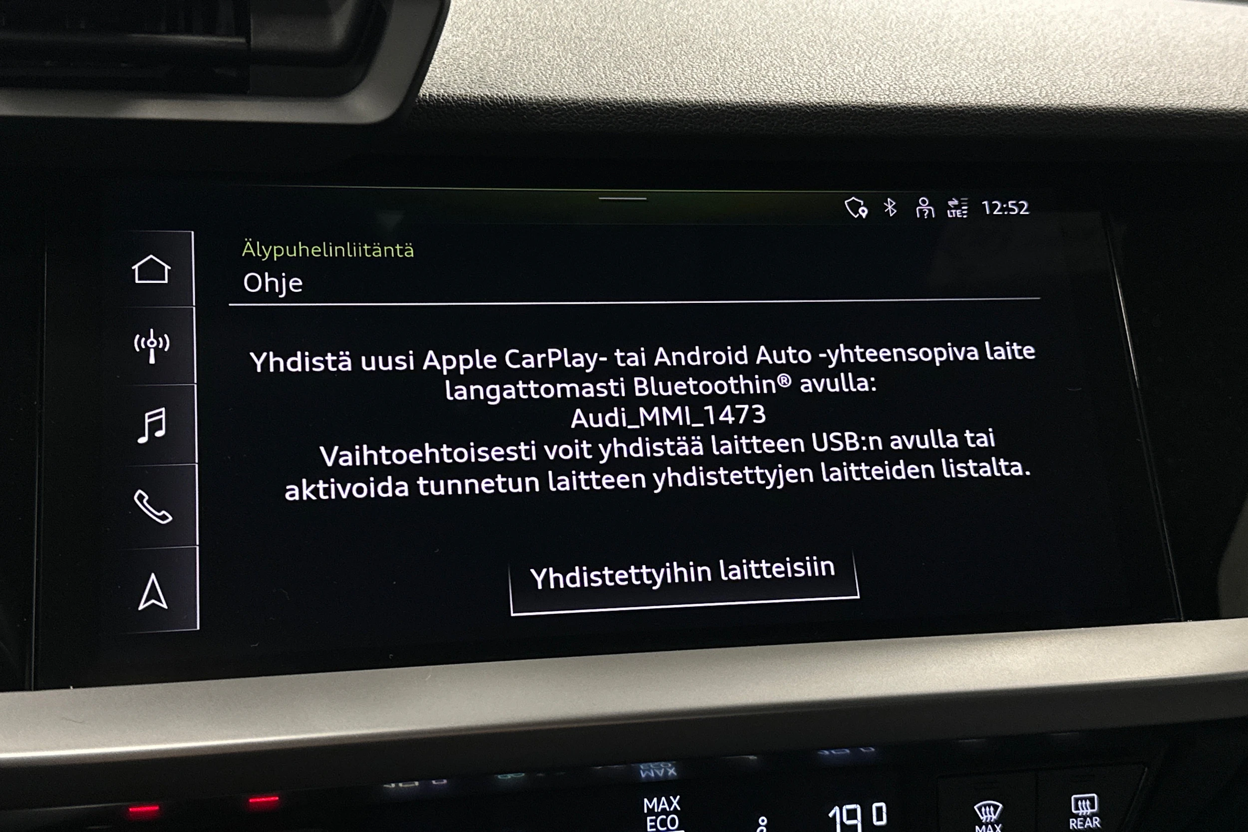 musta Audi A3 2023 kuva 22.