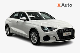 valkoinen Audi A3 2023 kuva 1.