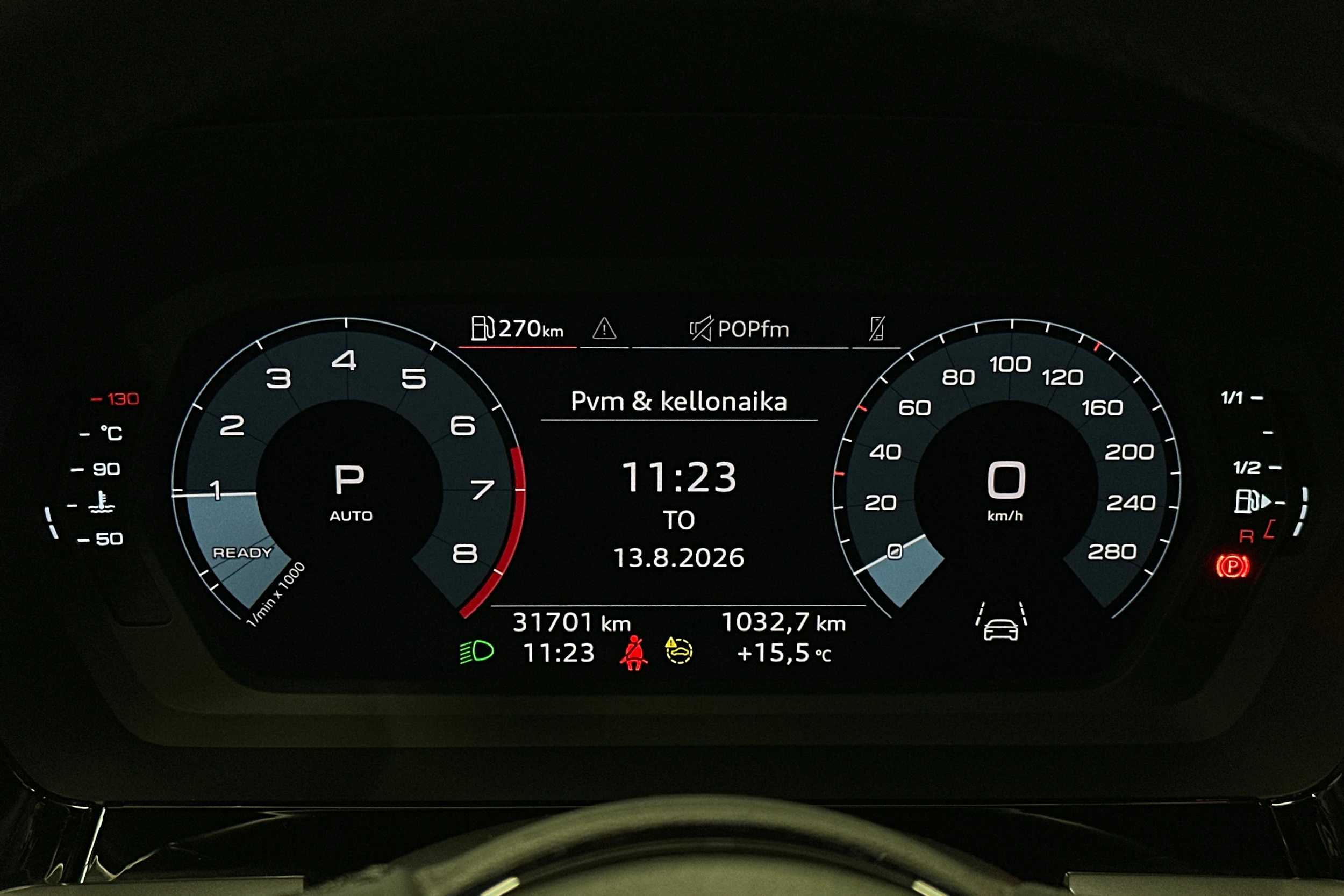 valkoinen Audi A3 2023 kuva 13.