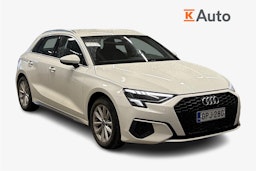 valkoinen Audi A3 2023 kuva 1.