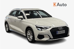 valkoinen Audi A3 2023 kuva 1.