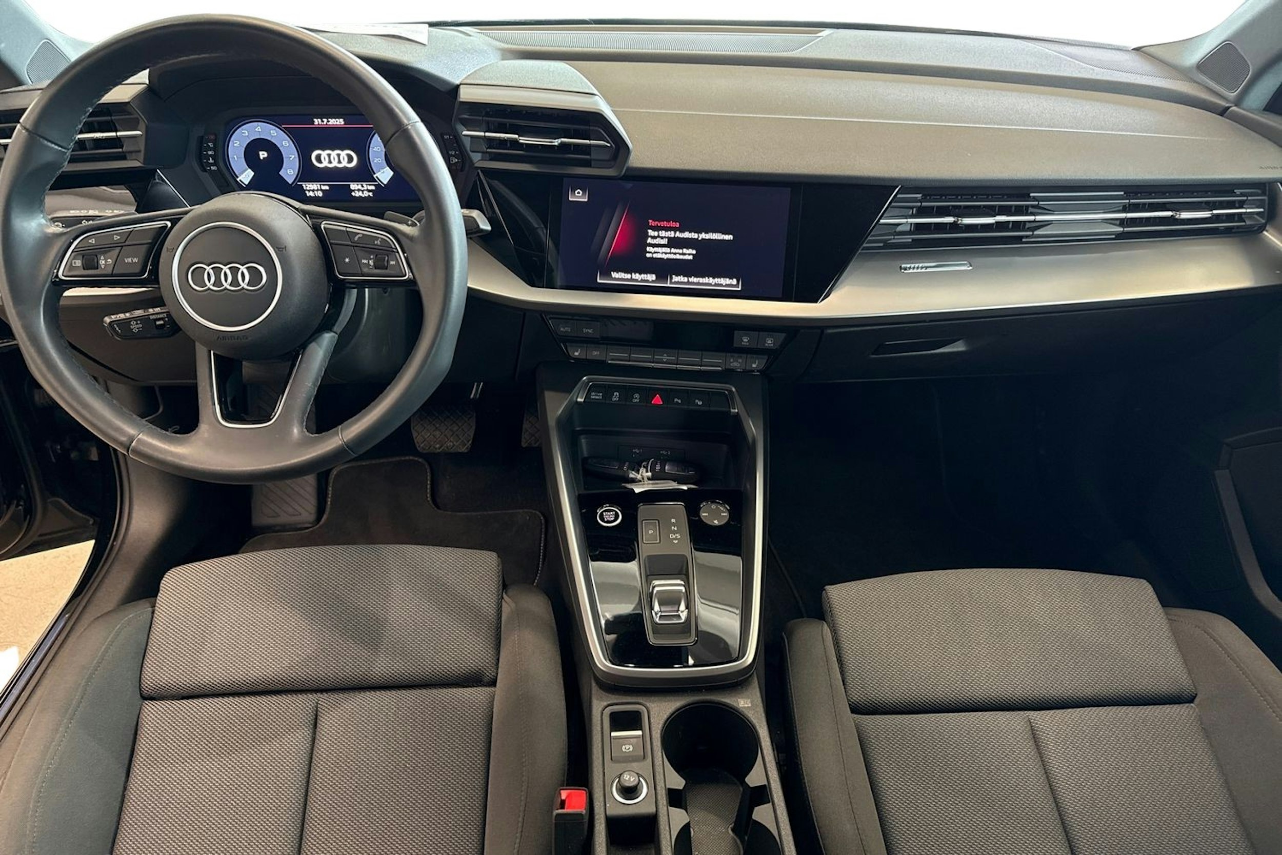 musta Audi A3 2023 kuva 9.