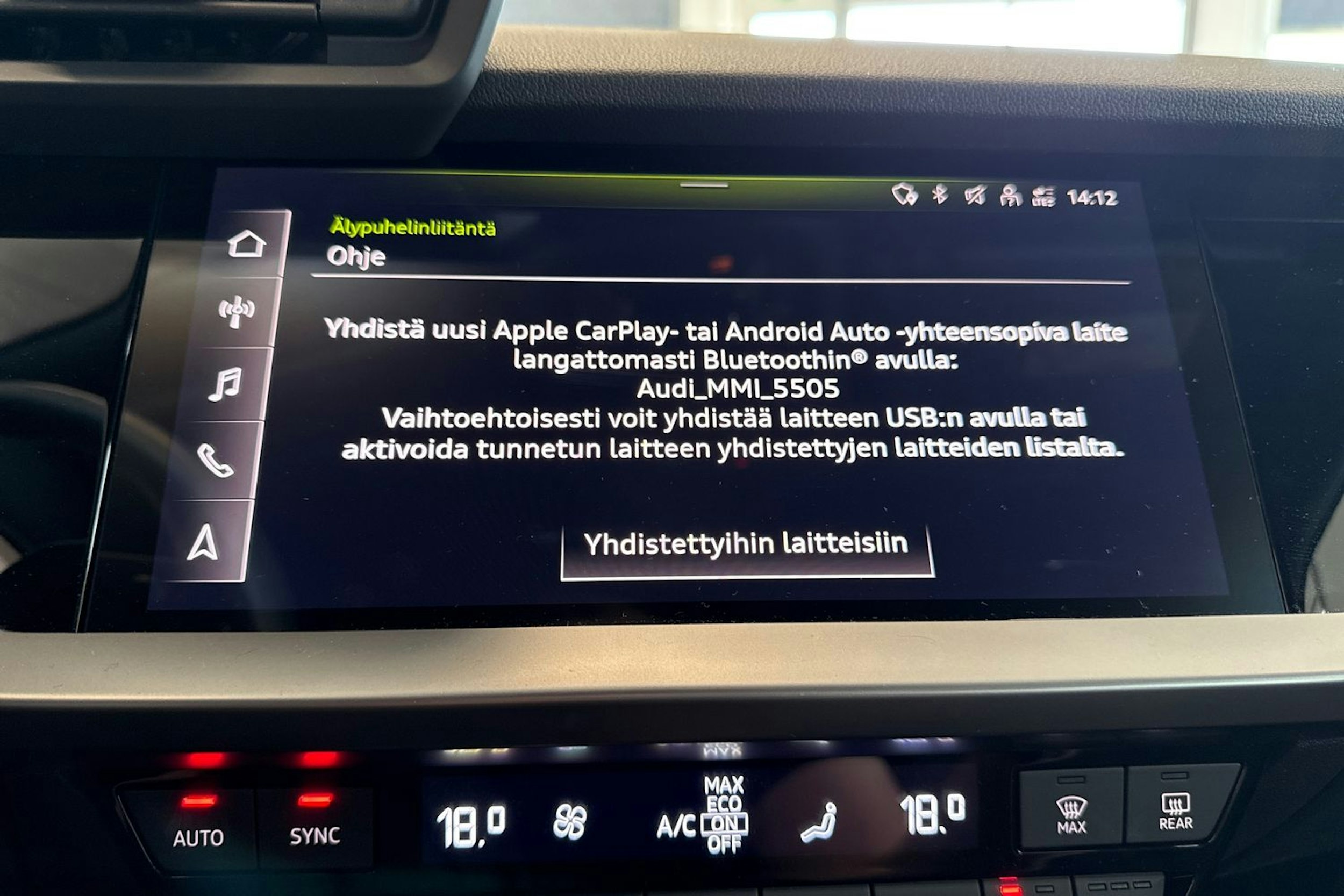 musta Audi A3 2023 kuva 17.