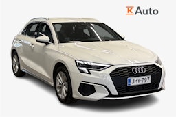 valkoinen Audi A3 2023 kuva 1.