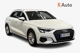 valkoinen Audi A3 2023 kuva 1.