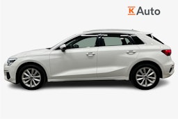 valkoinen Audi A3 2023 kuva 6.