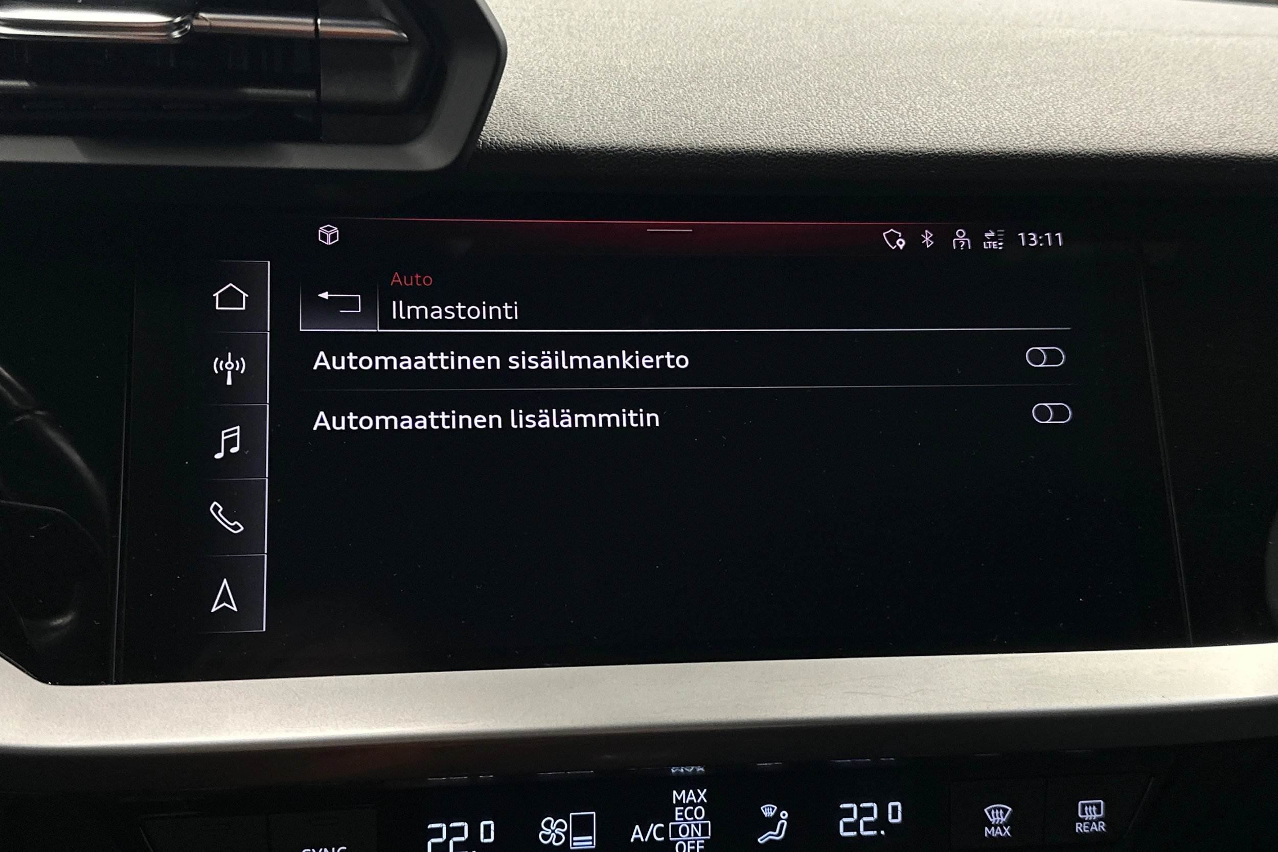 musta Audi A3 2023 kuva 25.