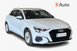 valkoinen Audi A3 2023 kuva 1.