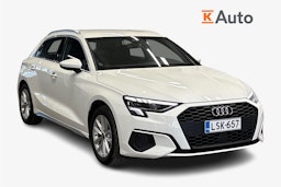 valkoinen Audi A3 2023 kuva 1.