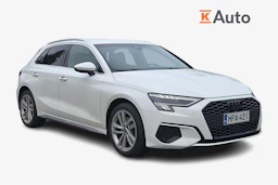 valkoinen Audi A3 2023 kuva 1.