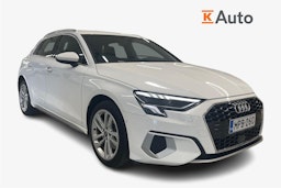 valkoinen Audi A3 2023 kuva 1.