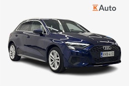 sininen Audi A3 2023 kuva 1.