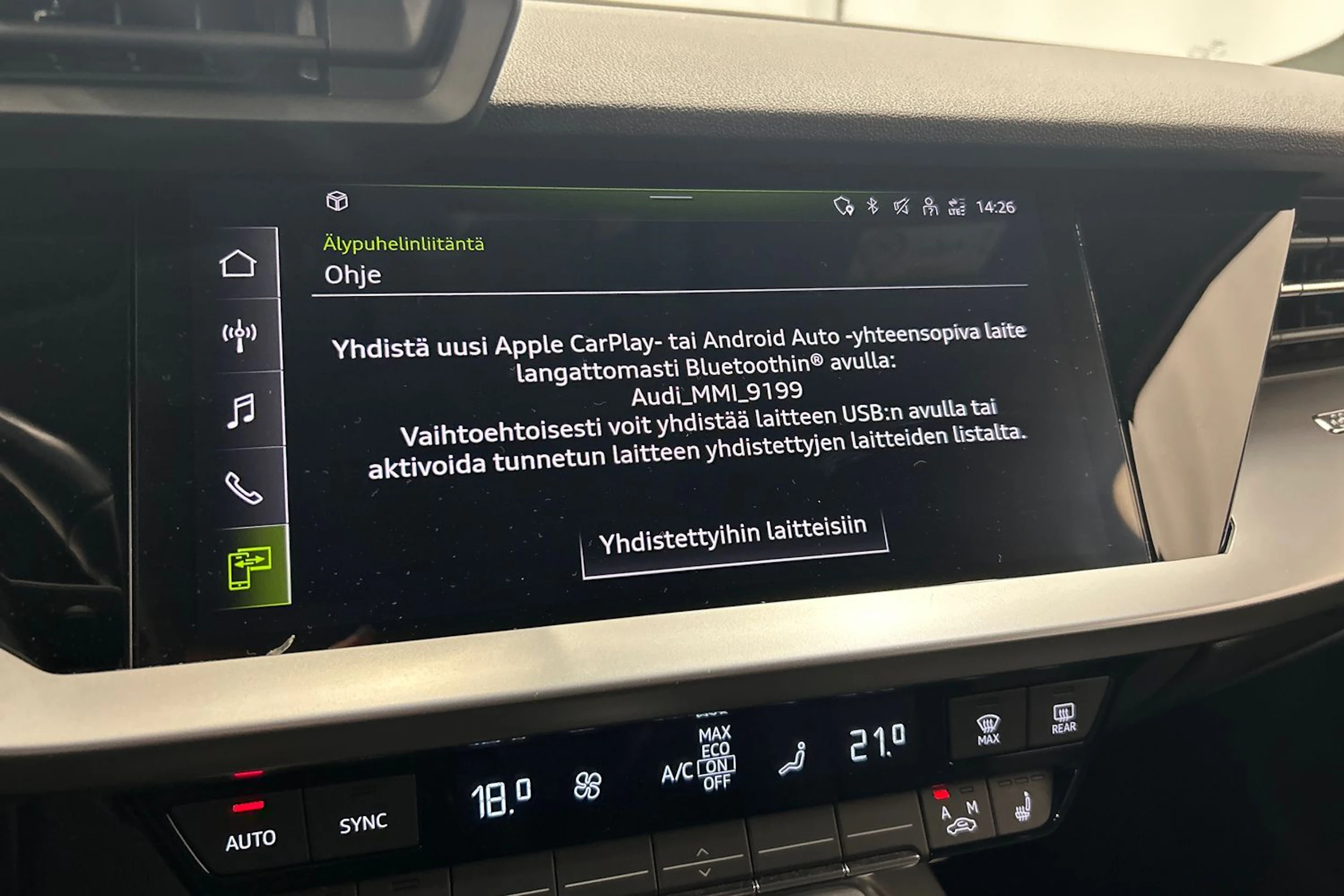 musta Audi A3 2023 kuva 24.