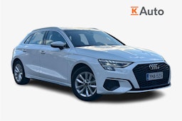 valkoinen Audi A3 2023 kuva 1.