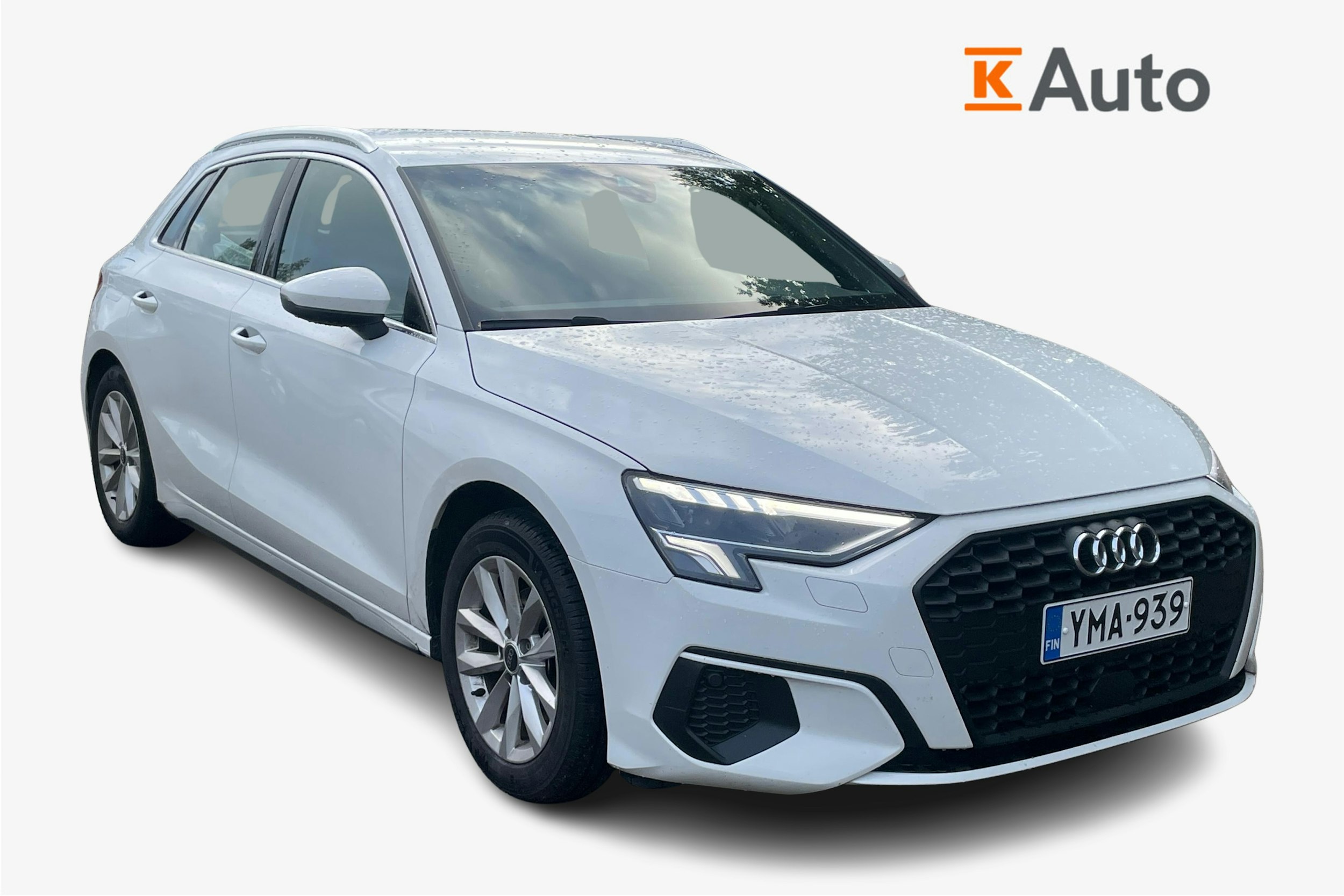 valkoinen Audi A3 2023 kuva 1.