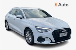 valkoinen Audi A3 2023 kuva 1.