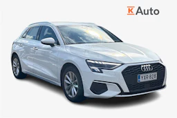 valkoinen Audi A3 2023 kuva 1.