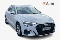 valkoinen Audi A3 2023 kuva 1.