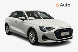 valkoinen Audi A3 2025 kuva 1.