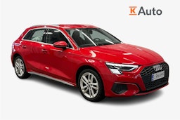 punainen Audi A3 2024 kuva 1.