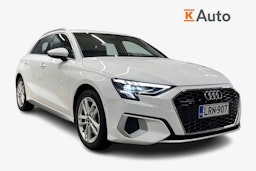 Valkoinen Audi A3 2024 kuva 1.