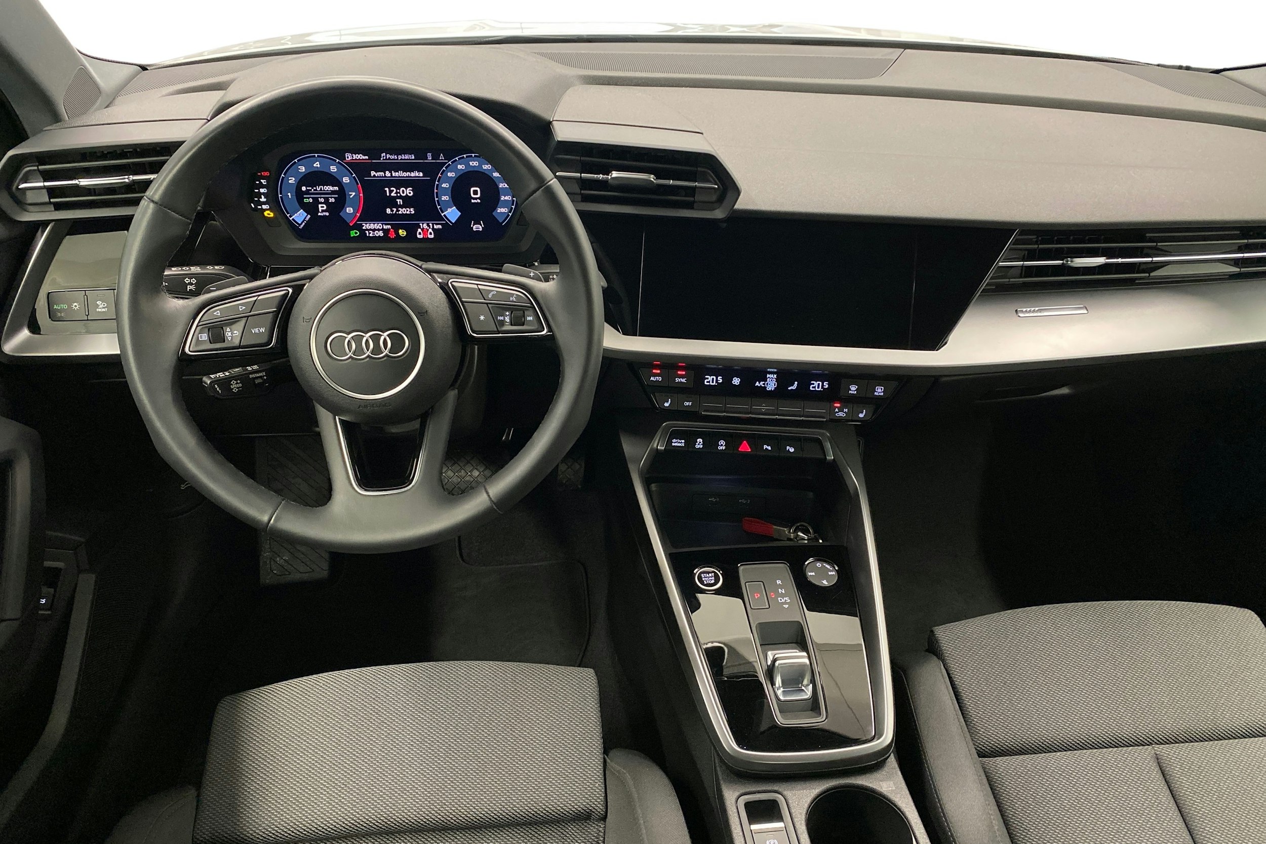 valkoinen Audi A3 2024 kuva 9.