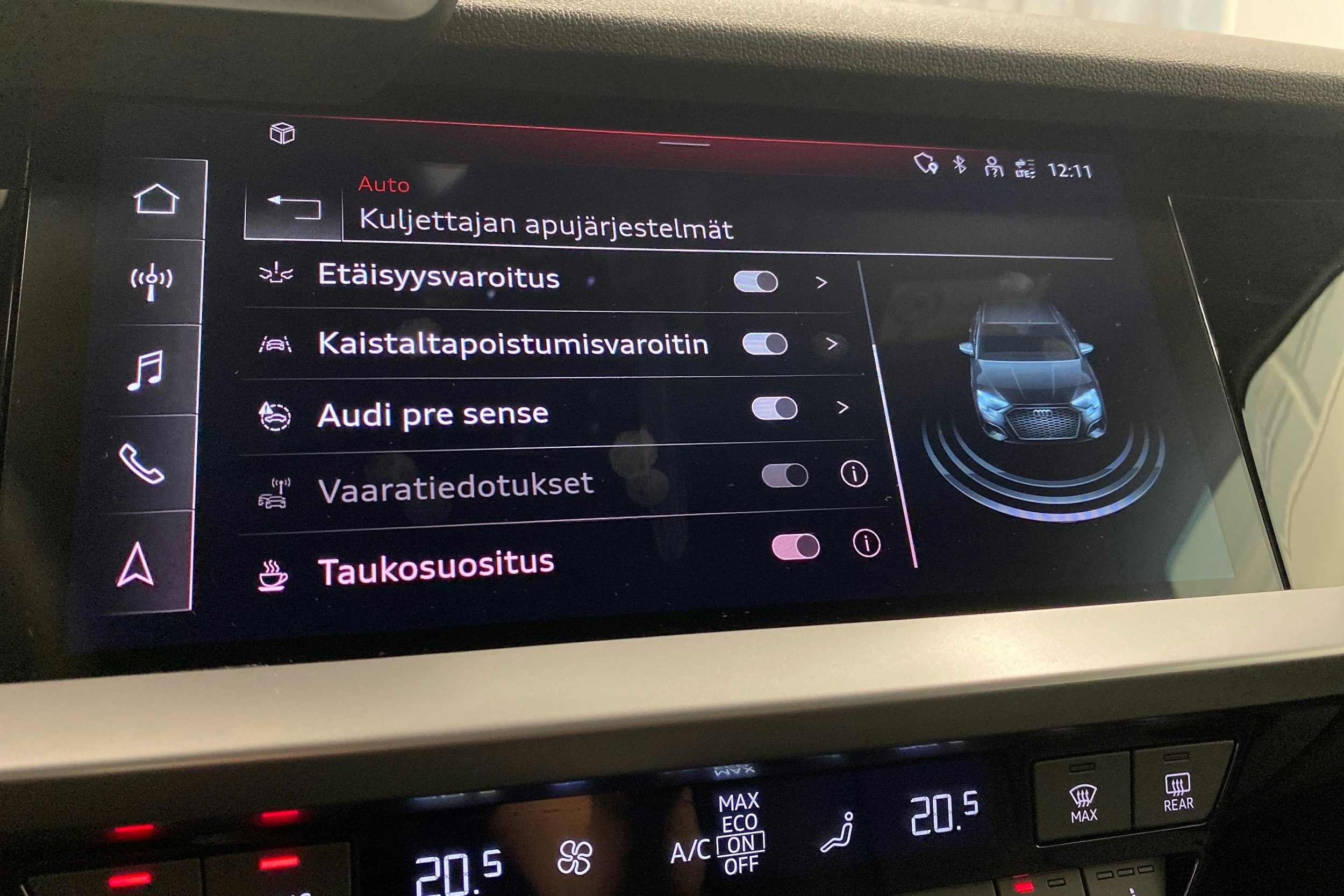 valkoinen Audi A3 2024 kuva 27.