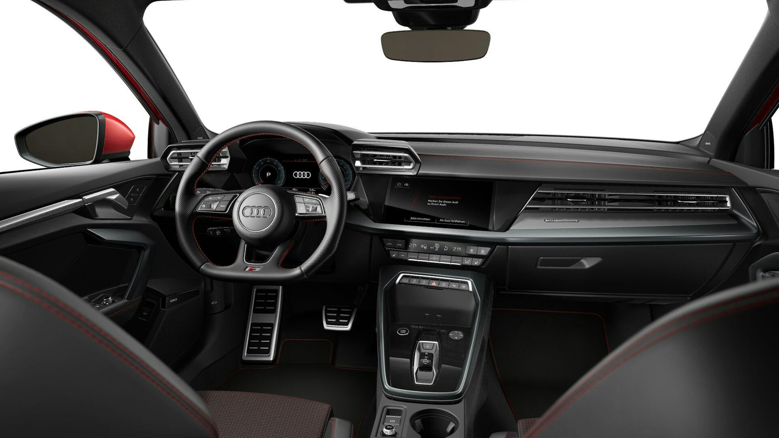 punainen Audi A3 2025 kuva 8.