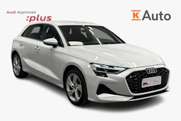 valkoinen Audi A3 2025 kuva 1.