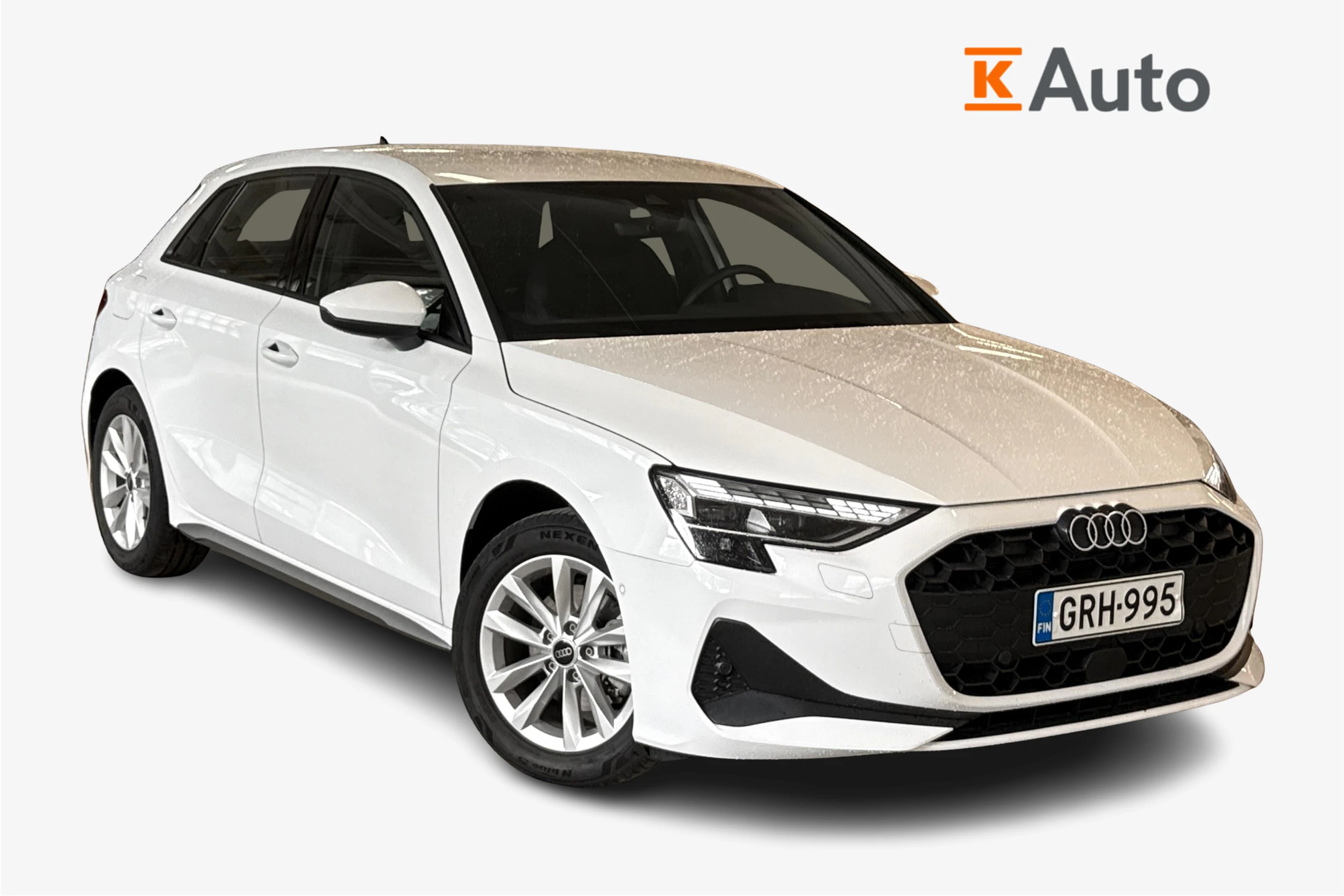 valkoinen Audi A3 2025 kuva 1.