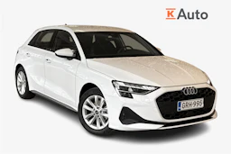 valkoinen Audi A3 2025 kuva 1.