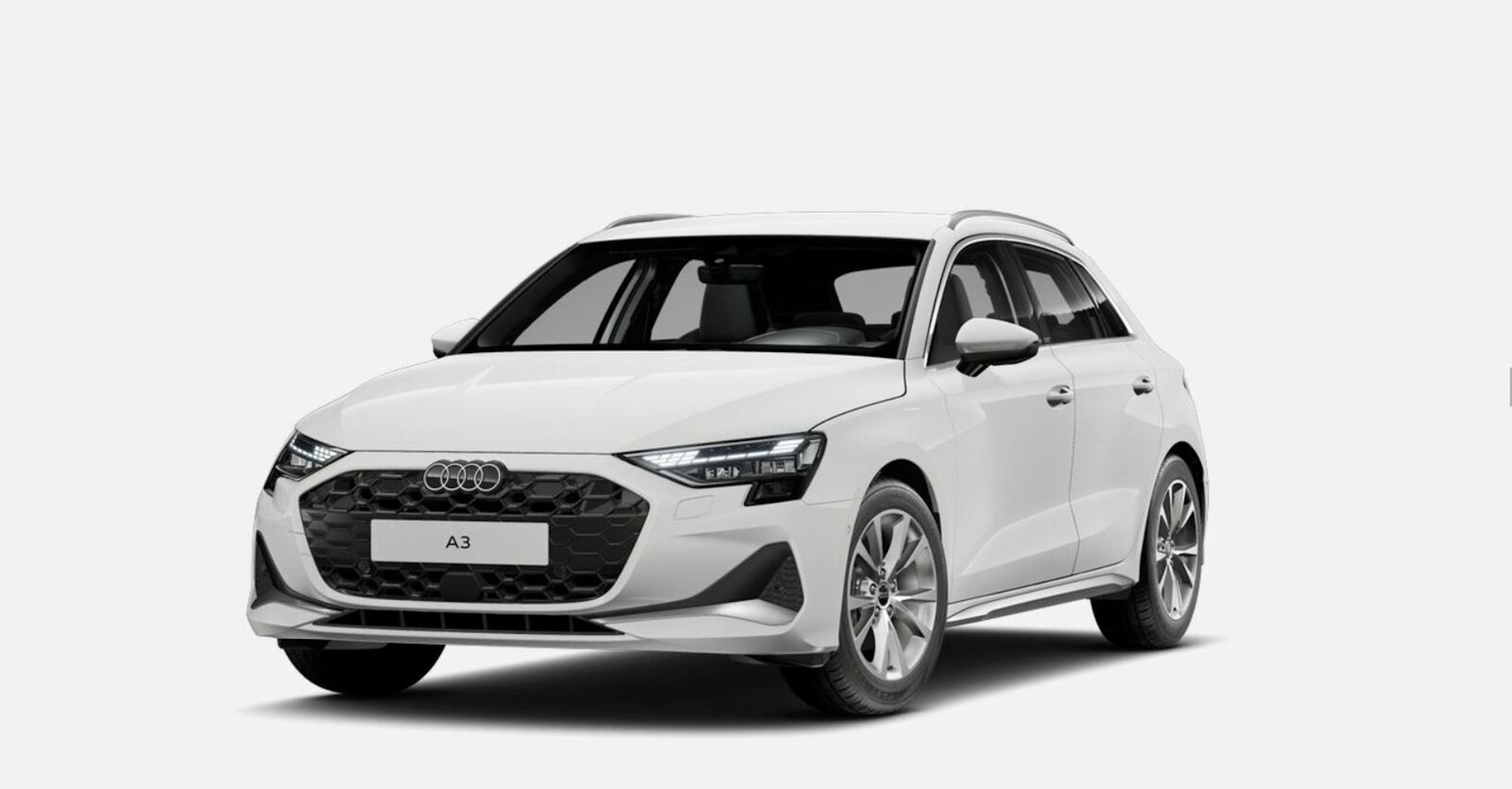 valkoinen Audi A3 2025 kuva 1.