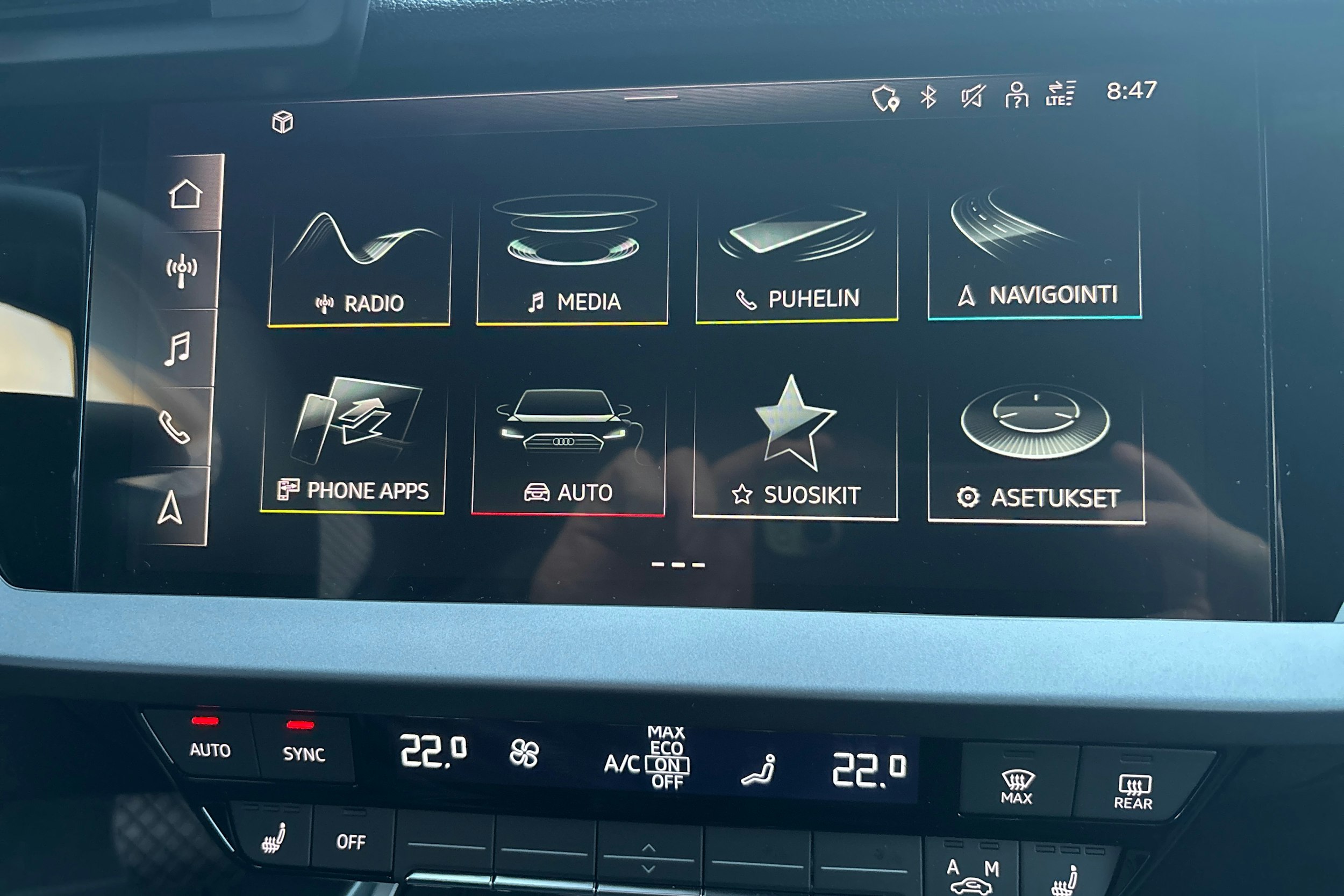 musta Audi A3 2025 kuva 11.