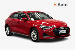 punainen Audi A3 2025 kuva 1.