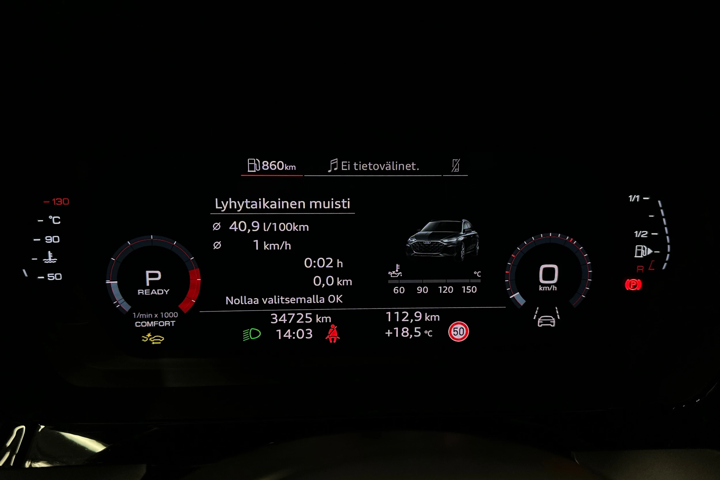 musta Audi A3 2025 kuva 13.