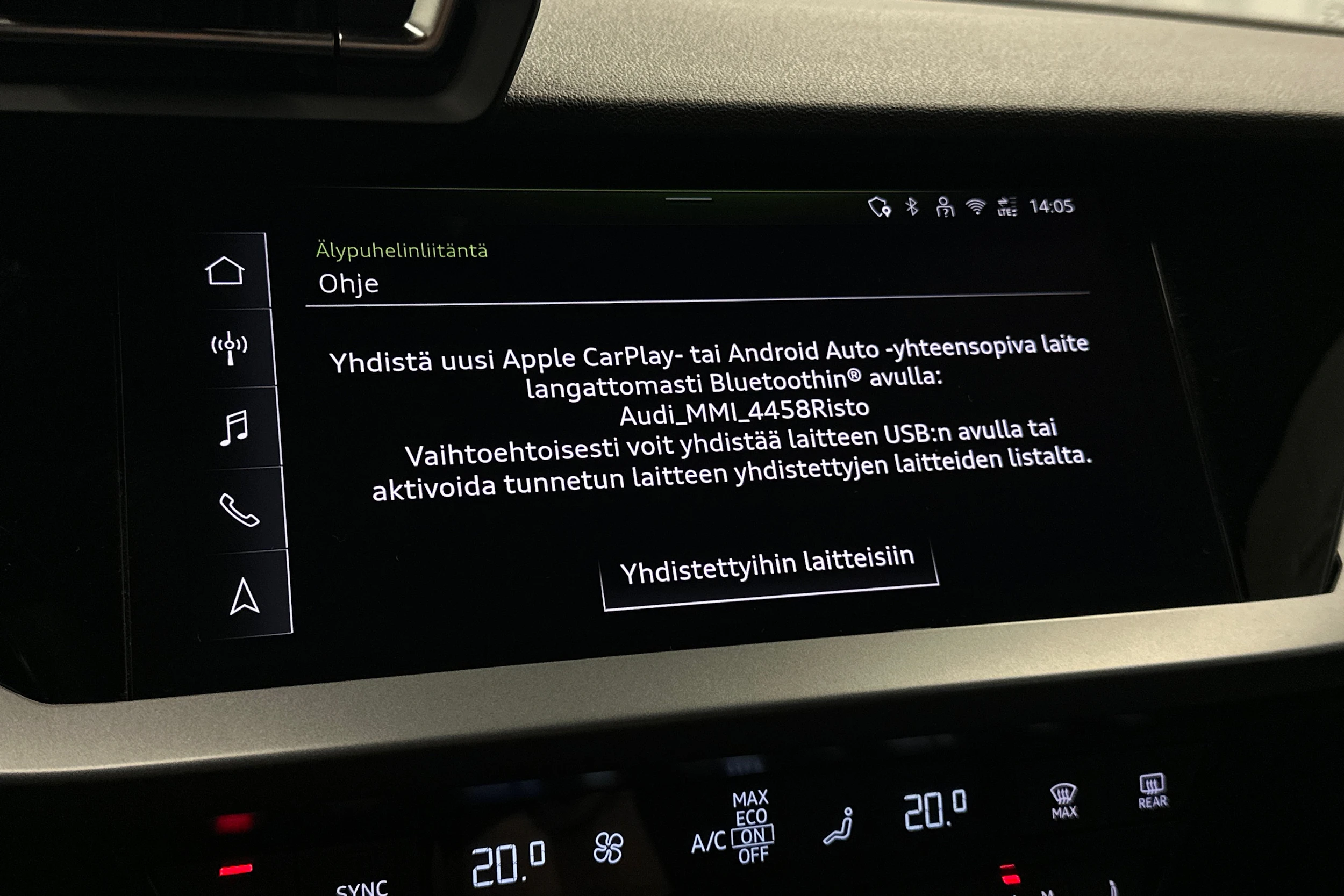 musta Audi A3 2025 kuva 21.